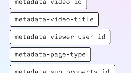 Sending detailed metadata to Mux Data